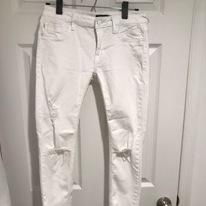 SOLD White denim